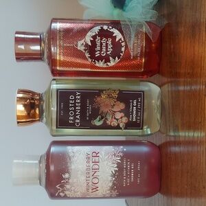 🆕 Bath and Body Works Winter Candy Apple, Frosted Cranberry, Winterberry Wonder
